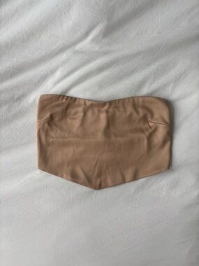 Tiger Mist Tan Strapless Bandeau Top XS